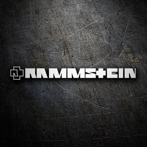  Rammstein Autocollant pour voiture avec inscription en