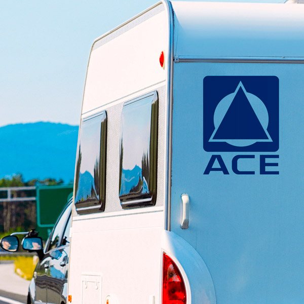 Stickers camping-car: Stickers Logo ACE pour camping-car