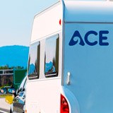 Stickers camping-car: Autocollant vinyle ACE 25x10 cm 2