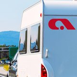 Stickers camping-car: Logo new Adria 3