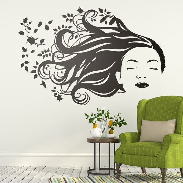 Soldes Sticker Mural Salon Coiffure - Nos bonnes affaires de janvier