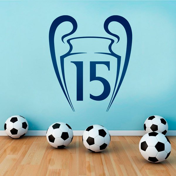 Stickers muraux: Real Madrid 15 Champions