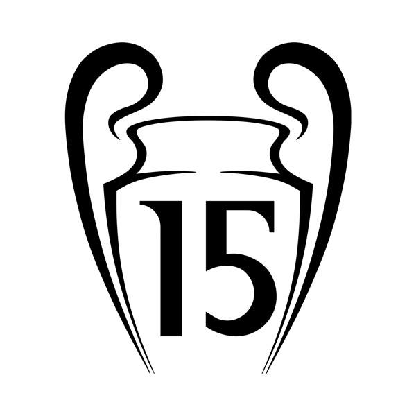 Stickers muraux: Real Madrid 15 Champions