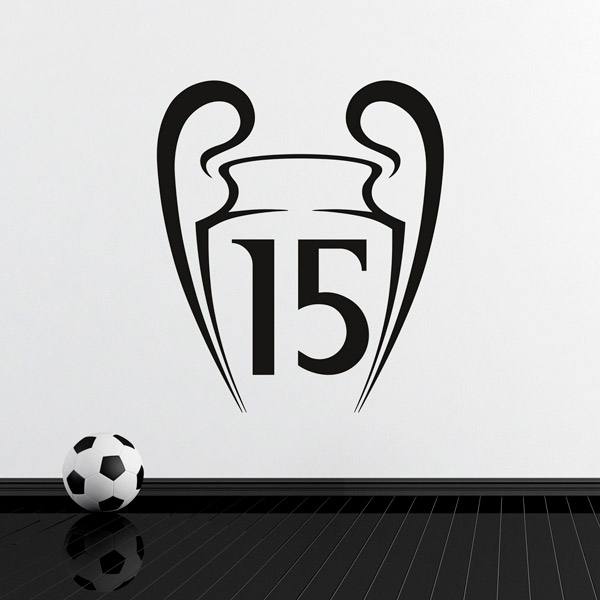 Stickers muraux: Real Madrid 15 Champions