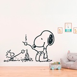 Stickers muraux: Feu de camp Snoopy 2 2