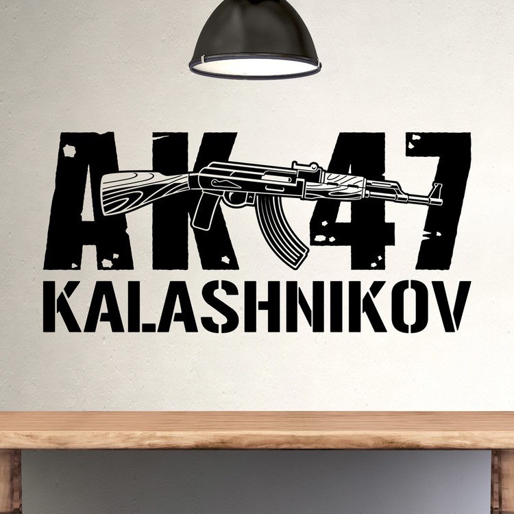 Stickers muraux: AK 47 Kalashnikov