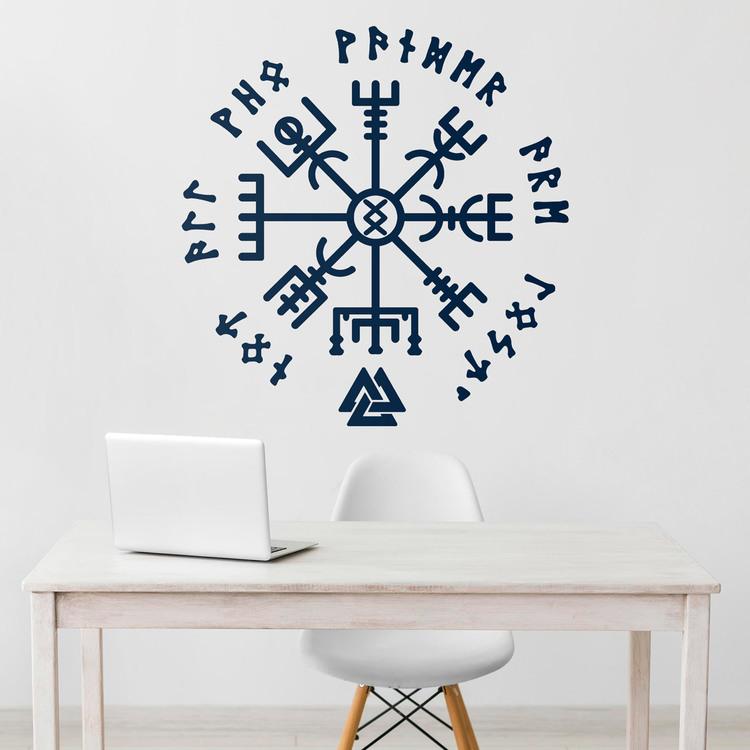 Stickers muraux: Sticker mural runes vikings