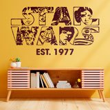 Stickers muraux: Sticker mural Star Wars 1977 avec personnages icon 2