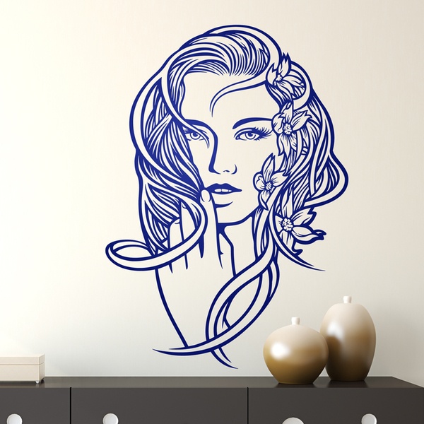 Soldes Sticker Mural Salon Coiffure - Nos bonnes affaires de janvier