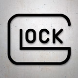 Autocollants: Marque darmes G-Lock 2