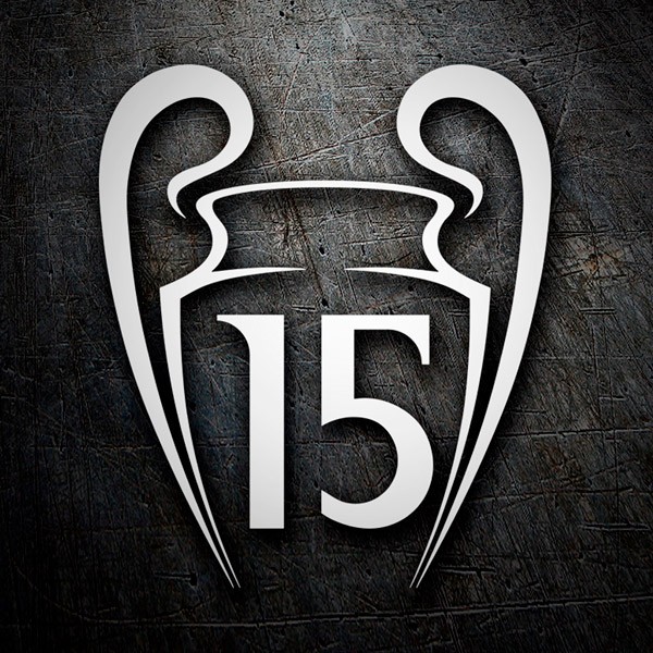 Autocollants: Real Madrid 15 Champions League