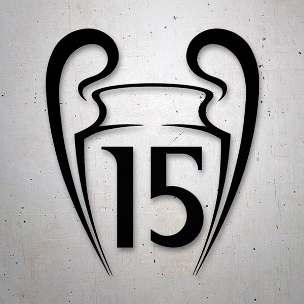 Autocollants: Real Madrid 15 Champions League