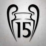 Autocollants: Real Madrid 15 Champions League 2