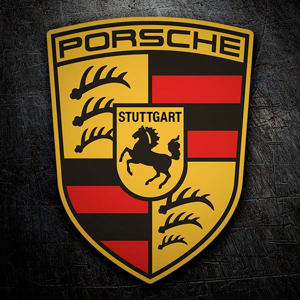 Autocollants: Logo Porsche