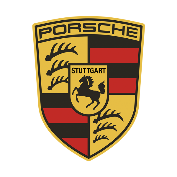 Autocollants: Logo Porsche