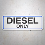 Stickers camping-car: Diesel Only 3