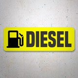 Stickers camping-car: Diesel Jaune 3