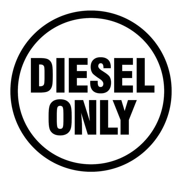 Stickers camping-car: Diesel Only 2