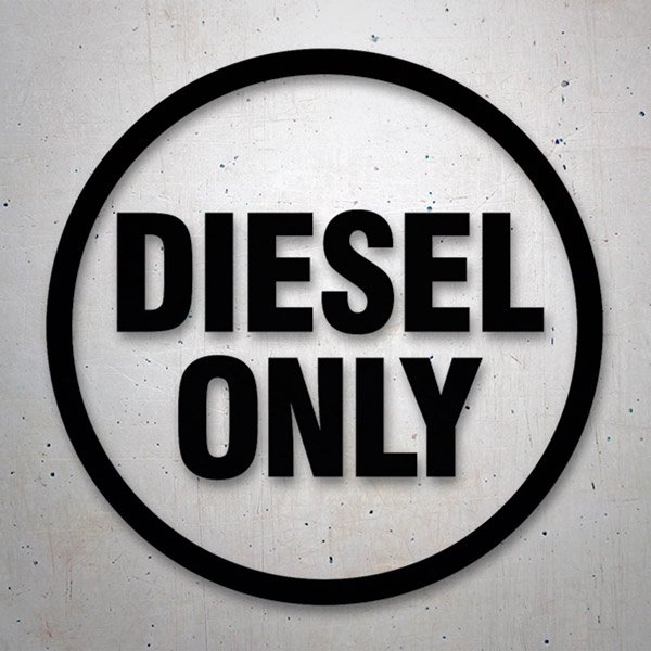 Stickers camping-car: Diesel Only 2