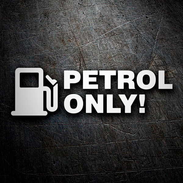 Stickers camping-car: Petrol Only