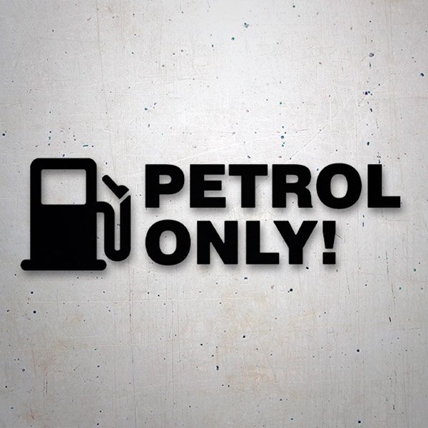 Stickers camping-car: Petrol Only