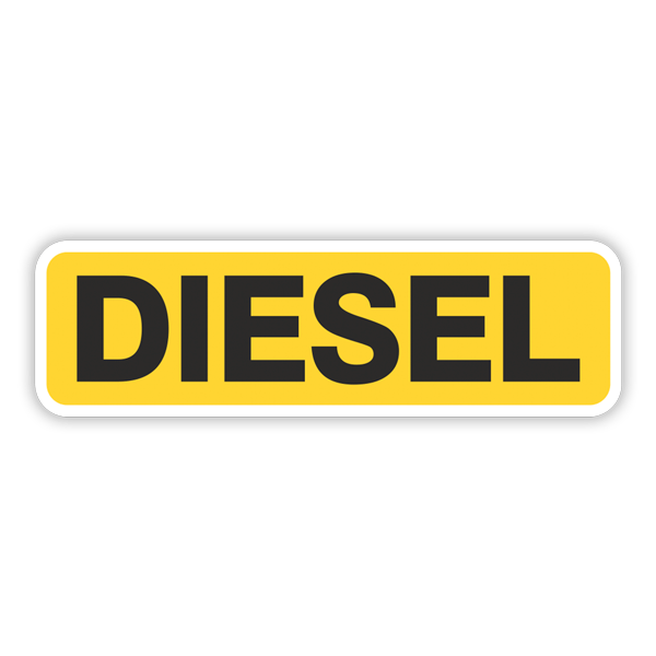 Stickers camping-car: Diesel