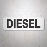 Stickers camping-car: Diesel Blanc 3