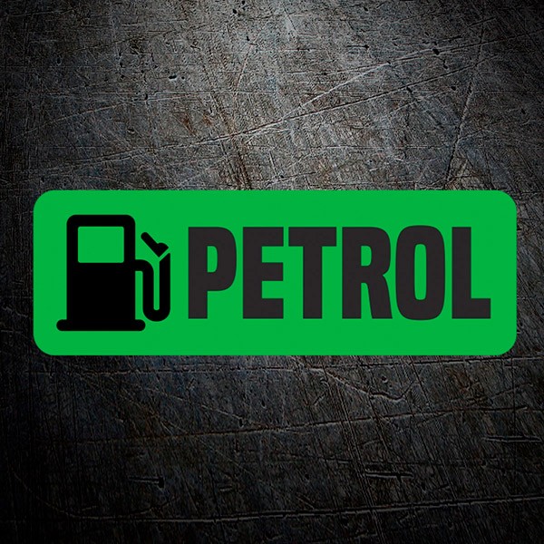 Stickers camping-car: Petrol Verte