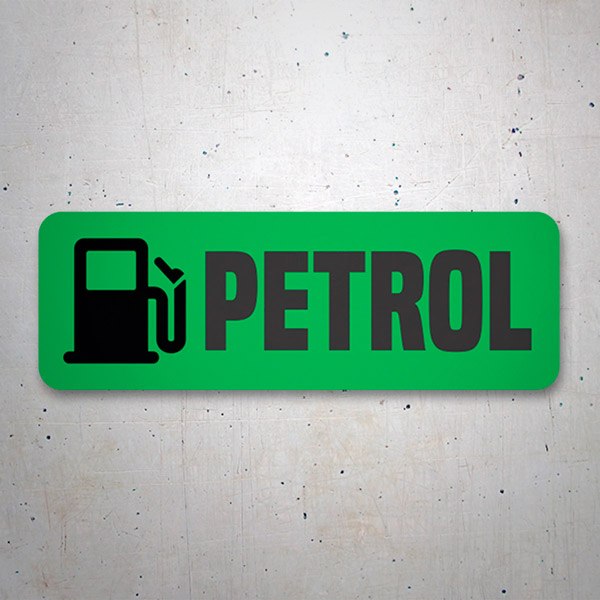 Stickers camping-car: Petrol Verte