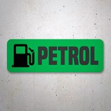 Stickers camping-car: Petrol Verte 3