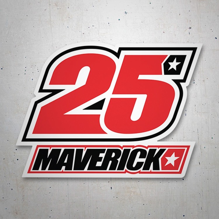 Autocollants: Sticker Maverick Viñales pour motos