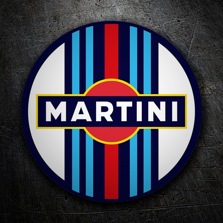 Autocollants: Sticker circulaire Martini Racing pour voitures