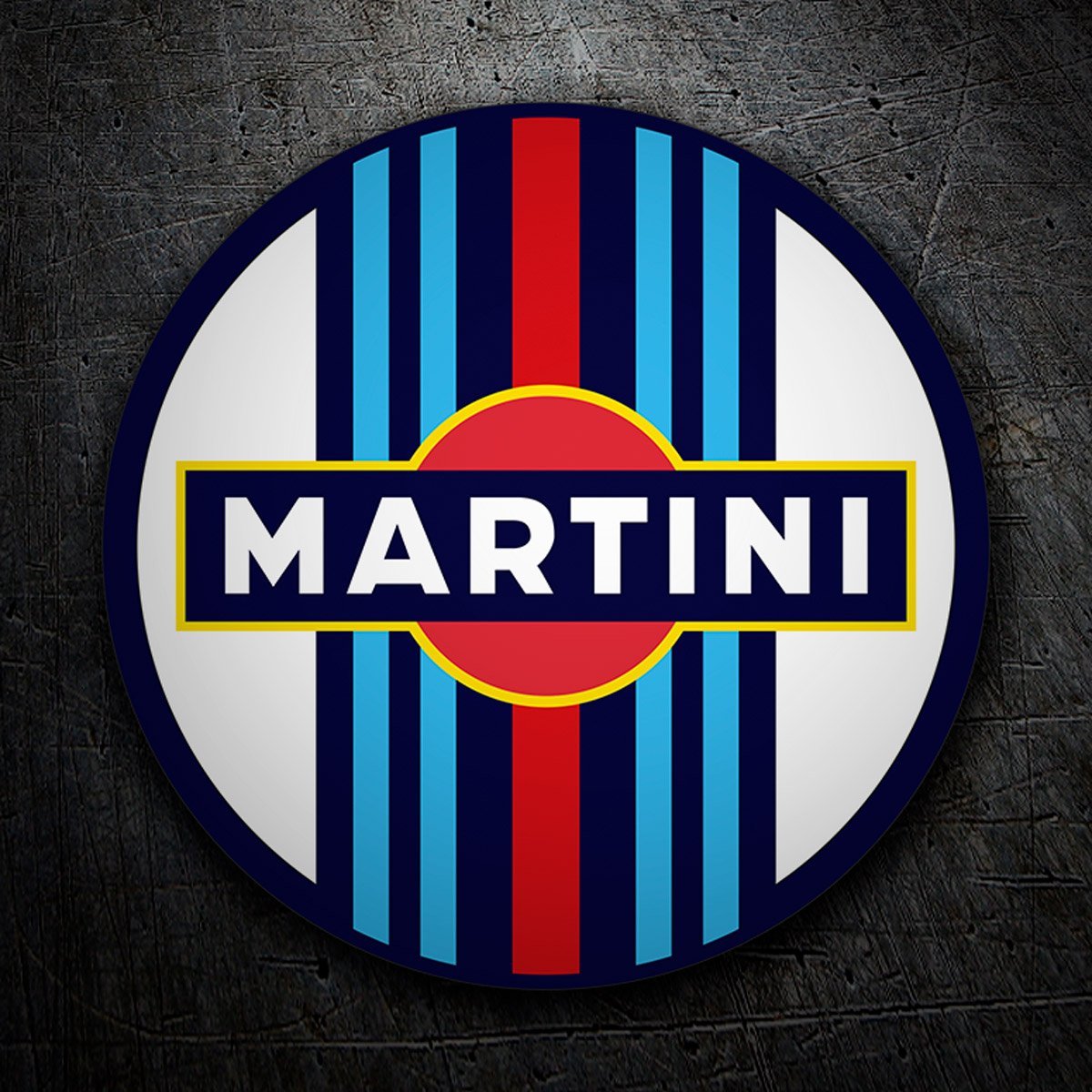 Autocollants: Sticker circulaire Martini Racing pour voitures 3