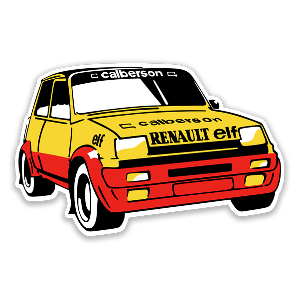 Autocollants: Design classique Renault 5 Copa Calberson