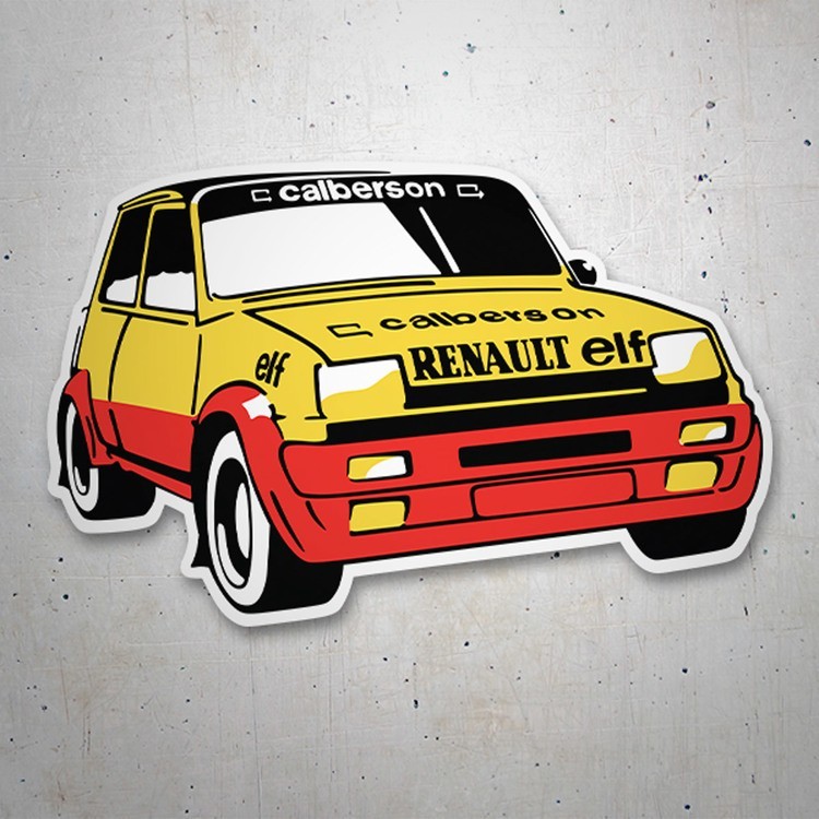 Autocollants: Design classique Renault 5 Copa Calberson