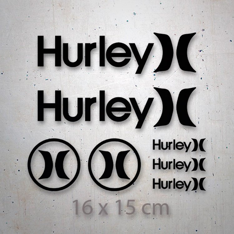 Autocollants: Kit 7X Hurley