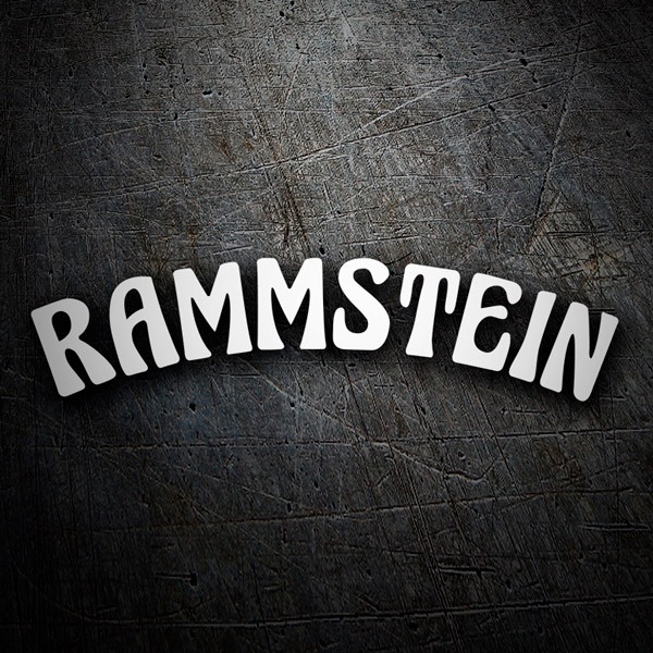  Rammstein Autocollant pour voiture avec inscription en