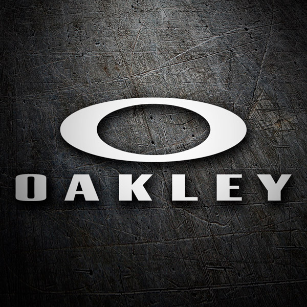 oakley logo sticker