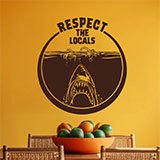 Stickers muraux: Respect the locals 2 2