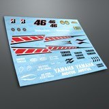 Autocollants: Kit Yamaha 50th Anniversary Valencia 2005  3