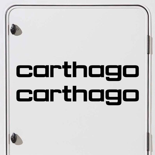 Stickers camping-car: Carthago 2