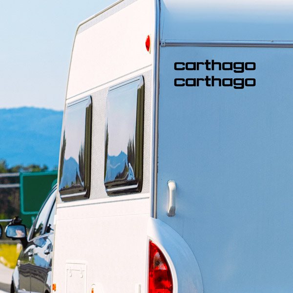 Stickers camping-car: Carthago 2