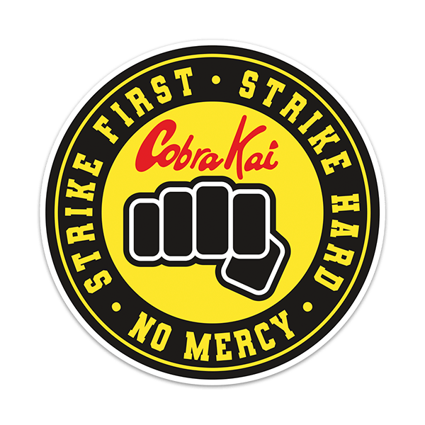 Autocollants: Cobra Kai Poing No Mercy