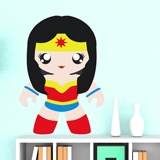 Stickers pour enfants: Wonder femme enfant 4