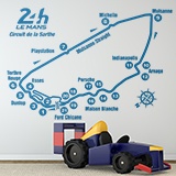 Stickers muraux: Circuit 24H Le Mans 3