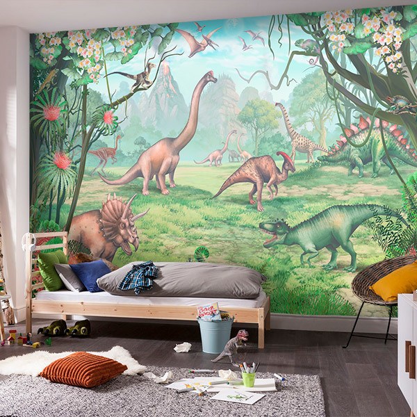 Stickers Muraux Chambre Fille Dinosaures
