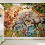 Poster xxl: Animaux de la jungle II 2