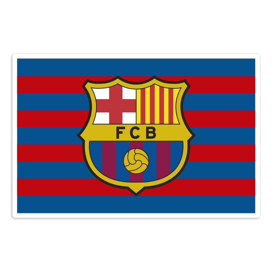 Autocollants: Drapeau FC Barcelone