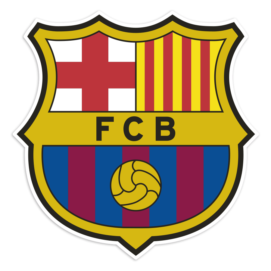 Autocollants: Blason actuel FC Barcelone