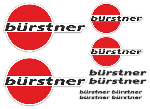 Stickers camping-car: Kit Bürstner